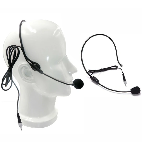 OSAWA OSW W-2 KABLOLU 3.5 MM VİDALI HEADSET TELSİZ KAFA MİK YEDEK - 2