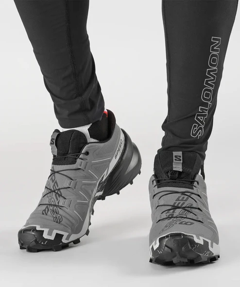 Salomon Speedcross 6 Erkek Koşu Ayakkabısı - Quiet Shade/Black/Pearl Blue - 7
