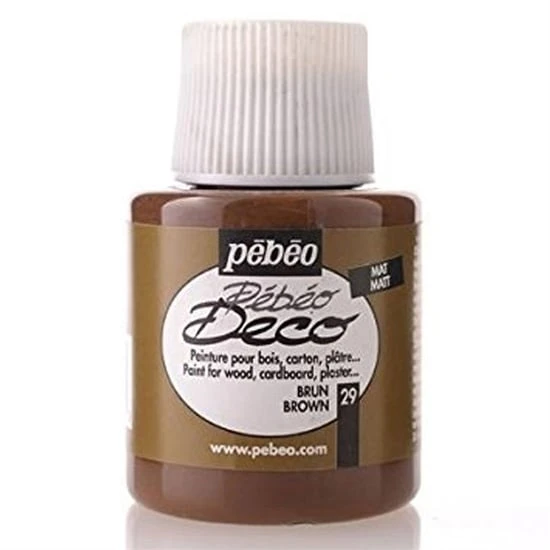 Pebeo Deco Mat Tüm Yüzey Boyası 110 Ml 29 Brun ürün görseli 1