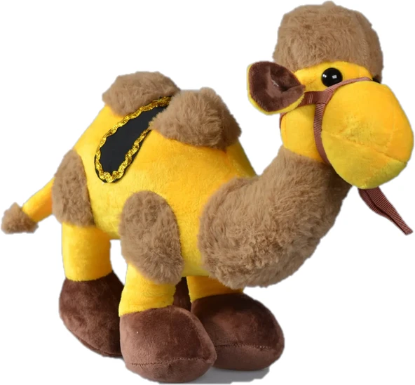 Peluş Deve Sesli Lebbeyk Okuyan Peluş Deve 35x45 Cm Büyük Boy Sesli Oyuncak Deve - 3