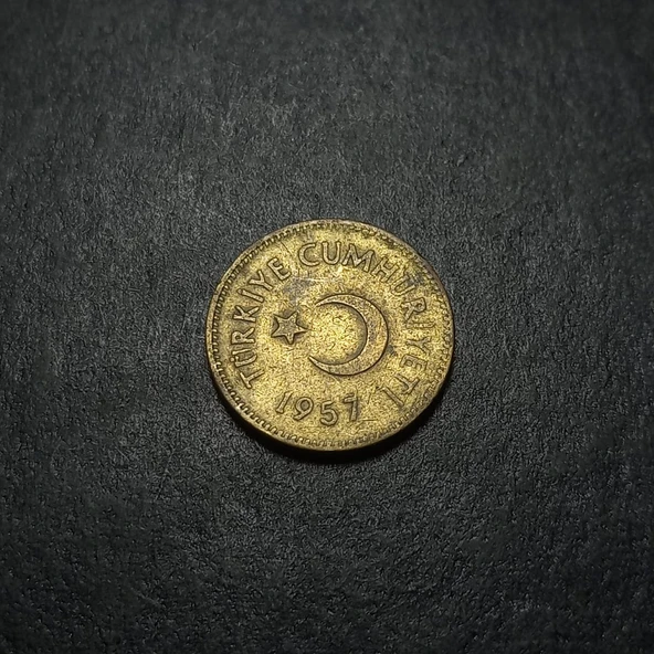 Escoines Koleksiyon 39963679f8ea367bde 1955/56/57 5Kuruş TEMİZ/ÇT eski madeni para - 7