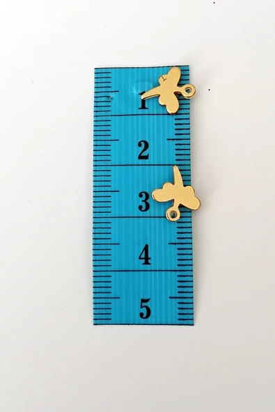 Oya Abiye Bileklik Kolye Pleksi Metalik Plastik Pul Altın Renk 8 gram 90 adet - BNC495 - 2
