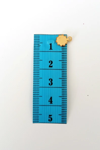 Oya Abiye Bileklik Kolye Pleksi Metalik Plastik Pul Altın Renk 8 gram 110 adet - BNC474 - 2