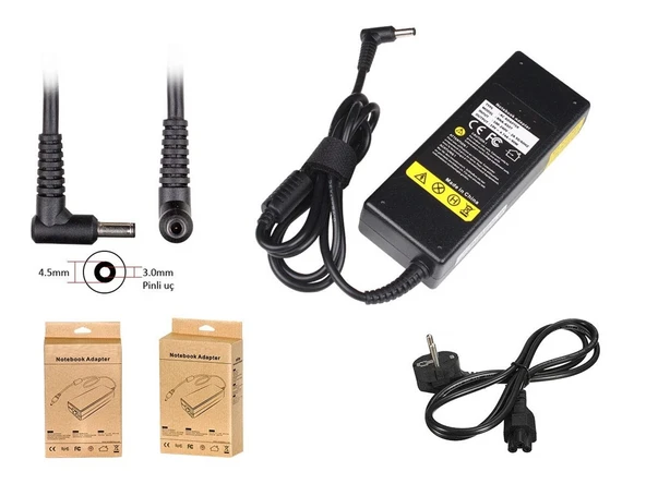 Asus uyumlu Vivobook 15 X1504VA-NJ1499BT67 Notebook Adaptörü, Laptop Şarj Aleti Cihazı 65W