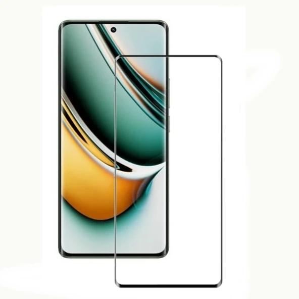 Gpack Realme 11 Pro Plus uyumlu Ekran Koruyucu Polymer Nano 9H Kırılmaz Özellikli Şeffaf