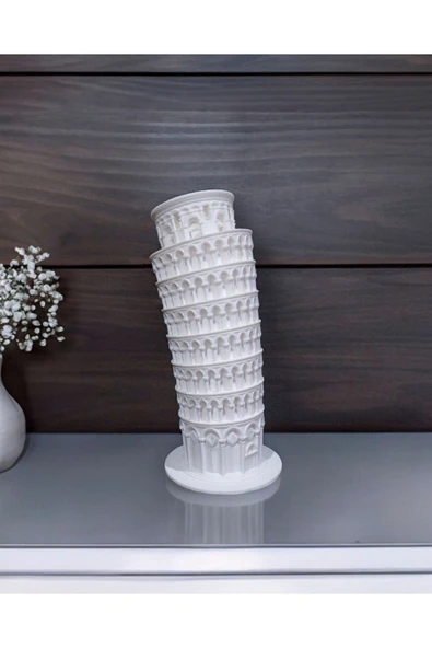 STLFLIX tower of pisa pisa kulesi ev/ofis dekor ürünü 17x9x8 ölçülerinde - 7