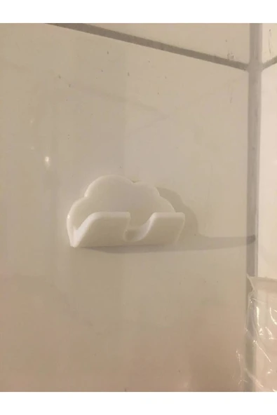 CANEREGE Yapışkanlı Bulut Banyo Düzenleyici - Jilet Tutucu Plastik Aparat - Resim 3