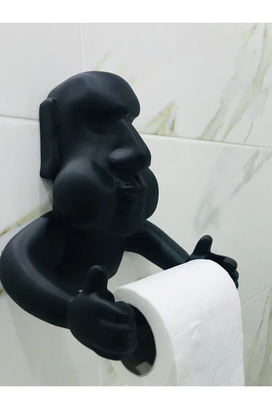 IK3D Kemx3d-moai Tasarım Tuvalet Kağıdı Tutucu 'l' - 2