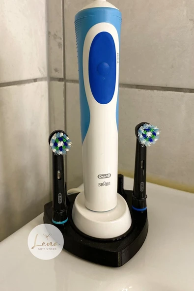 Lena Gift Store Oral-B Uyumlu Şarjlı Diş Fırçası ve Başlıkları için Stand (1 Şarjlı Fırça, 4 Başlık) - 6