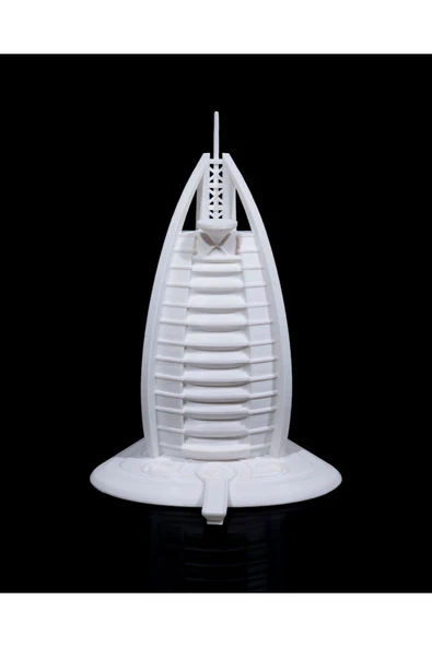 Burj el-Arab ev ofis dekor ürünü 12x17x17 cm ölçülerinde - 6