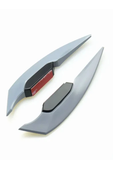 CANEREGE 2 adet motosiklet Winglet aerodinamik Spoiler kanat yan Spoile motosiklet aksesuarları kask bıçağı