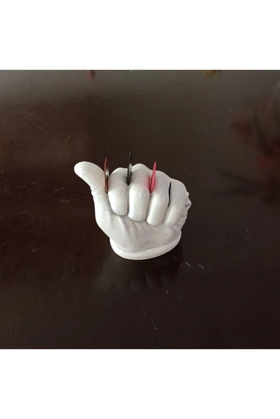 SN3D TASARIM EL ŞEKLİNDE MASAÜSTÜ ÖZEL GİTAR PENALIK PENA TUTUCU - 2