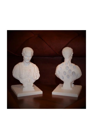 Minda3D Sezar Büstü Kalemlik 15 Cm - Resim 5