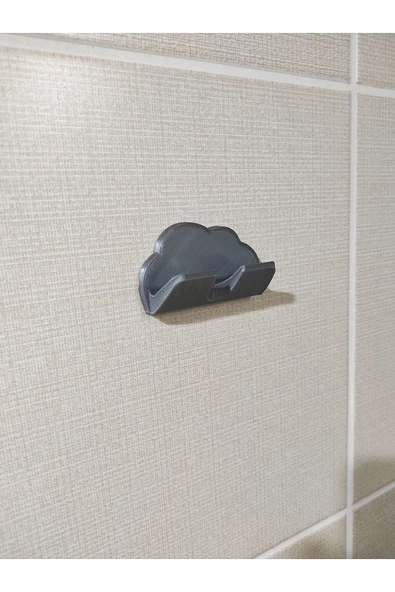 Nerva Design 3D 3m Yapışkanlı Bulut Banyo Düzenleyici - Jilet Tutucu Plastik Aparat - Resim 2