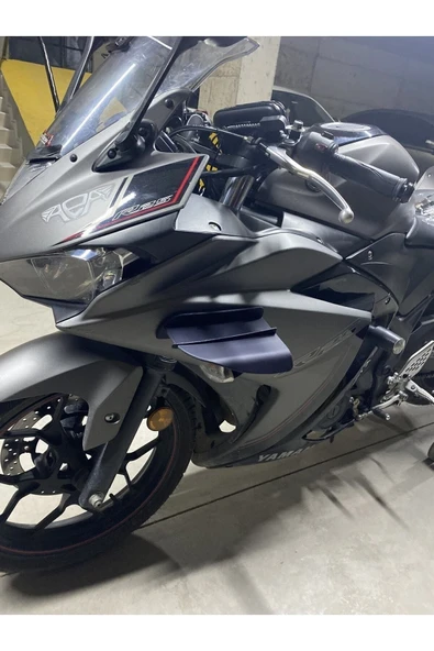 3DTASARIMDOKTORU Yamaha R25 Motosiklet Kanat Winglet Yan Kanat - 2