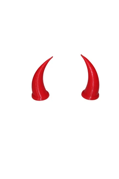 Mottowin Kask Boynuzu Kask Süsü (kırmızı) - 2