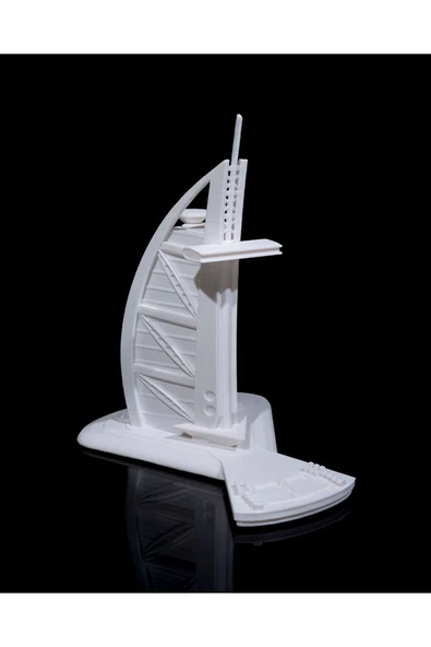 Burj el-Arab ev ofis dekor ürünü 12x17x17 cm ölçülerinde