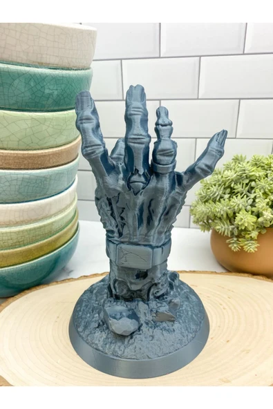 Nerva Design 3D Zombi Eli Şeklinde Dekoratif Kol Tutucu, Joystick Kumanda Standı, Xbox / Ps4 / Ps5 Uyumlu - 4