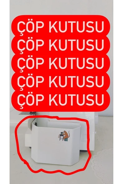 SİNGER Çöp Kutusu Fire Kabı Singer Overlok Makinesi Artık Kumaş Kabı 14sh654 14sh754 14sh854 Hd0405s