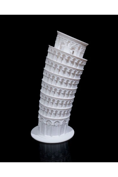 STLFLIX tower of pisa pisa kulesi ev/ofis dekor ürünü 17x9x8 ölçülerinde - 2