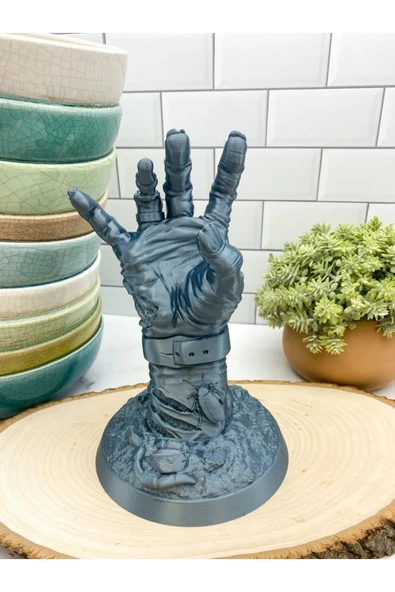 Nerva Design 3D Zombi Eli Şeklinde Dekoratif Kol Tutucu, Joystick Kumanda Standı, Xbox / Ps4 / Ps5 Uyumlu - 5