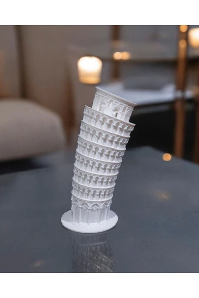 STLFLIX tower of pisa pisa kulesi ev/ofis dekor ürünü 17x9x8 ölçülerinde - 8