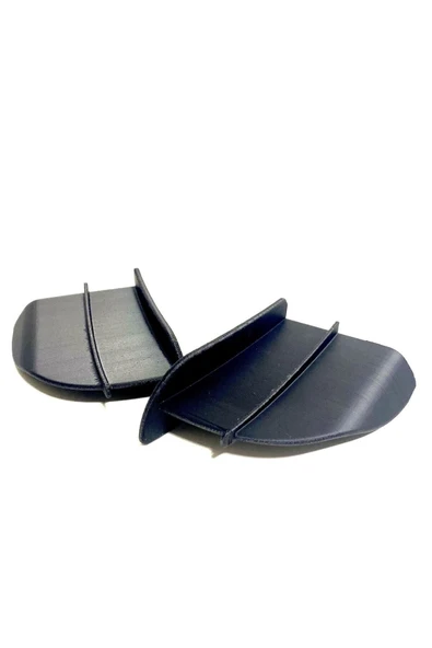 3DTASARIMDOKTORU Yamaha R25 Motosiklet Kanat Winglet Yan Kanat - 5