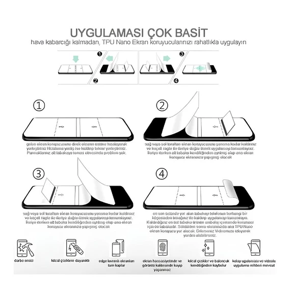 Xiaomi REDMİ 8A - Uyumlu NANO Ekran Koruyucu ULTAR İnce Esnek - HAYALET - 2