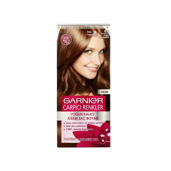 Garnier Çarpıcı Renkler Saç Boyası 6.0 Yoğun Koyu Kumral - 3