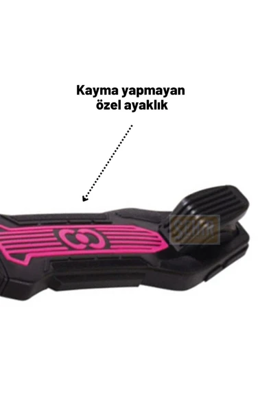 Furkan ToysCool Wheels Led Işıklı Oturaklı Pembe Combo Scooter FR59564 - 3