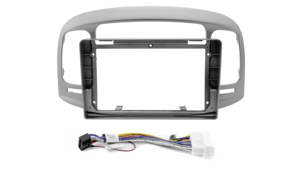 HYUNDAİ ERA 2006-2012 UYUMLU 9" GÜMÜŞ  ANDROID MULTİMEDYA ÇERÇEVESİ - SOKET ürün görseli 1