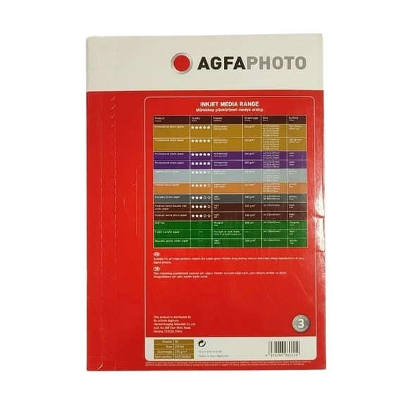 Agfa Photo Paper High Glossy 210x297(A4) 270gr (20 Adet) - Resim 3
