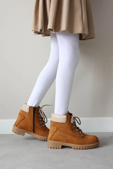 Hakiki Deri  Unisex Çocuk Worker Bot 006SPA1002 - Resim 9