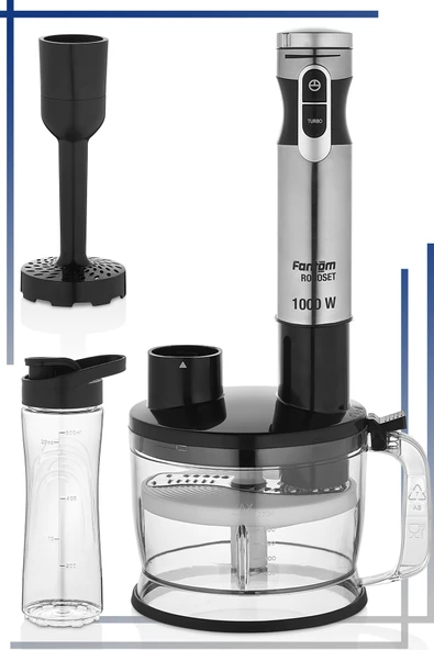 Roboset BL 1000 Blender Seti İnox - 2