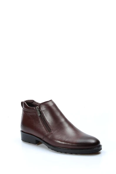 Hakiki Deri Kürklü  Erkek Klasik Bot 671KMA304 - Resim 9