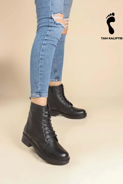 Hakiki Deri  Kadın Klasik Bot 901SZA202 ürün görseli