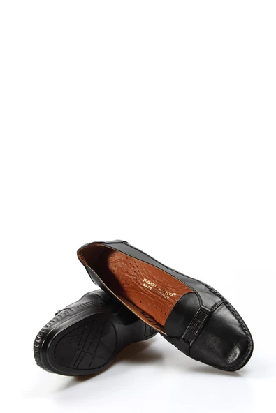 Hakiki Deri  Kadın Babet Ayakkabı 359ZA211 - Resim 5