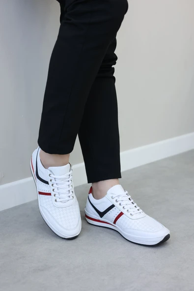 Hakiki Deri  Erkek Spor Ayakkabı 856MA1795 - Resim 10