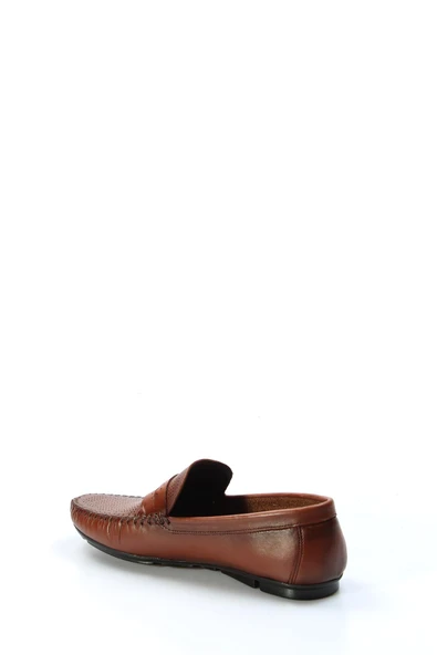 Hakiki Deri  Erkek Loafer Ayakkabı 858MA411 - Resim 7