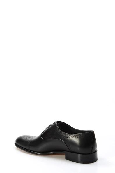 Hakiki Deri Kösele  Erkek Klasik Ayakkabı 893MA4403 - Resim 2