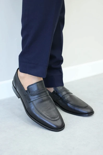 Hakiki Deri Kösele  Erkek Klasik Ayakkabı 932MA301 ürün görseli 1