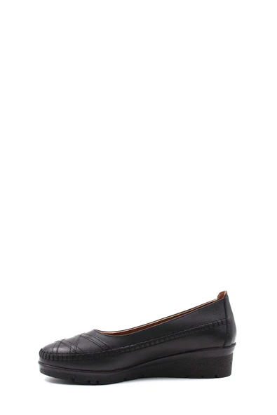 Hakiki Deri  Kadın Babet Ayakkabı 359ZA023 - Resim 2