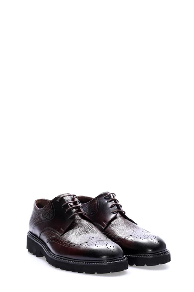 Hakiki Deri  Erkek Klasik Ayakkabı 237MA625 - Resim 4