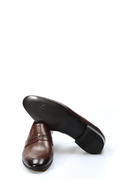 Hakiki Deri  Erkek Klasik Ayakkabı 867MA94 - Resim 9