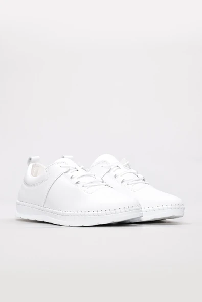 Hakiki Deri  Kadın Casual Ayakkabı 934ZA105 - Resim 5