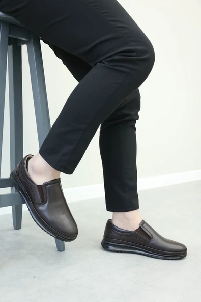 Hakiki Deri  Erkek Casual Ayakkabı 662MAECCO - Resim 10