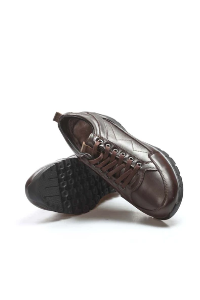 Hakiki Deri Kürklü  Erkek Casual Ayakkabı 723KMA2021 - Resim 9