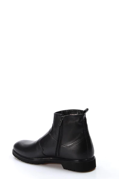 Hakiki Deri Kürklü  Erkek Klasik Bot 711KMA213 - Resim 3