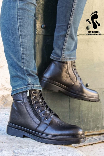 Hakiki Deri  Erkek Klasik Bot 943SMA926 ürün görseli