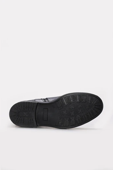 Hakiki Deri Kürklü  Erkek Klasik Bot 408KMA123 - Resim 7